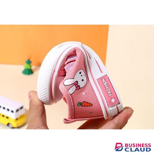 Kids Pink Comfortable Rubber Shoes