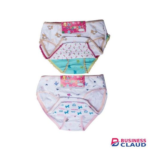 3D Fashion 3 Pcs Girls Cotton Panties