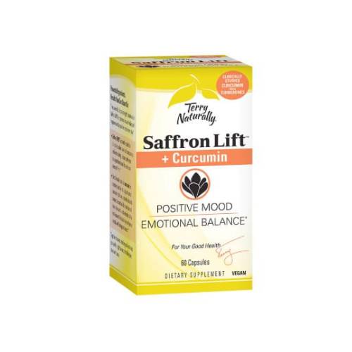 Terry Naturally Saffron Lift + Curcumin 60's for emotional balance under 8000 