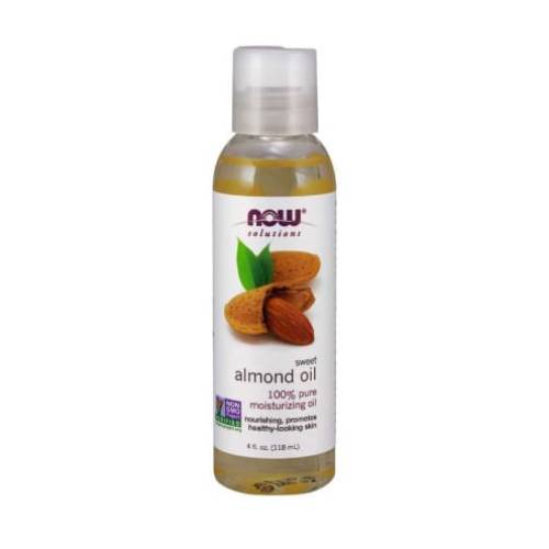 NOW Sweet Almond Oil 100% Pure 118ml for healthy-looking skin under 3000 