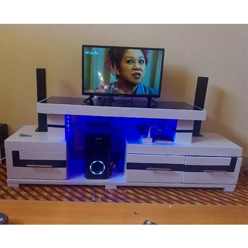 Led lights tv stand