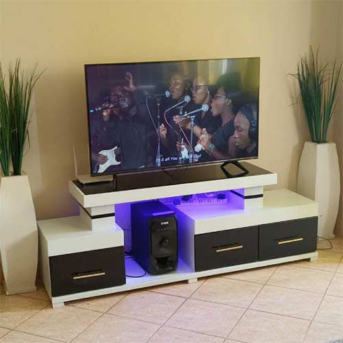 Led light classic tv stand