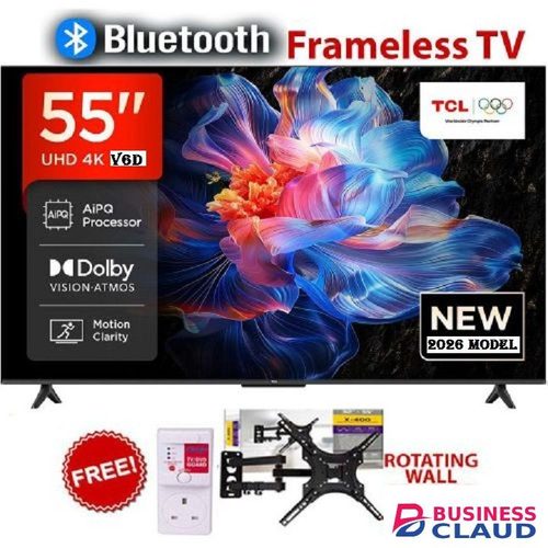 Free VITRON 50" INCH TV HTC5008FS 2K FULL HD TV SMART ANDROID TELEVISION, BLUETOOTH ENABLED, WIFI CONNECITIVITY, INBUILT DECODER , NETFLIX, YOUTUBE, APPSTORE,1.5GBRAM 8GBROM + 4 EXTRA GIFTS warranty in Upper-hill