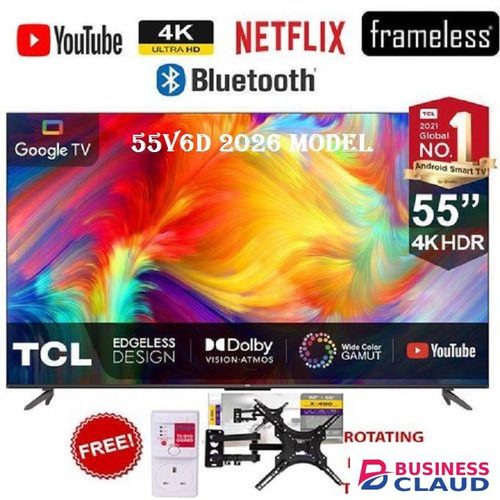 Free VITRON 50" INCH TV HTC5008FS 2K FULL HD TV SMART ANDROID TELEVISION, BLUETOOTH ENABLED, WIFI CONNECITIVITY, INBUILT DECODER , NETFLIX, YOUTUBE, APPSTORE,1.5GBRAM 8GBROM + 4 EXTRA GIFTS warranty in Upper-hill