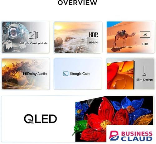 Free TCL 50S5K 50" Inch QLED Android Smart TV, Google TV, Full HD 2K, HDR10, Dolby Audio, Voice Search, WiFi, Bluetooth, HDMI+FREE WALL BRACKET+1 Year Warranty in Upper-hill