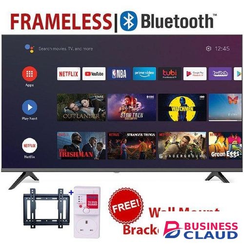 Free Vitron HTC5568S,55" inch FRAMELESS- 4K ULTRA HD Smart& Digital - Android 11 TV, Netflix, Youtube Bluetooth+360 BRACKET+TV GUARD+14 MONTHS WARRANTY warranty in Built-wi-fi-netflix-youtube-googleplay