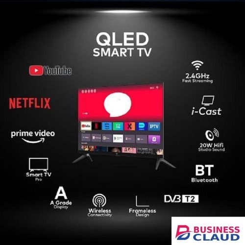 Free Vision Plus VP8832SW 32" Frameless HD Smart TV – Netflix/YouTube/500+ Apps, Inbuilt Decoder DVB-T2/S2, Bluetooth, Dolby Audio + Free Wall Mount (2YRS WRTY) in Upper-hill