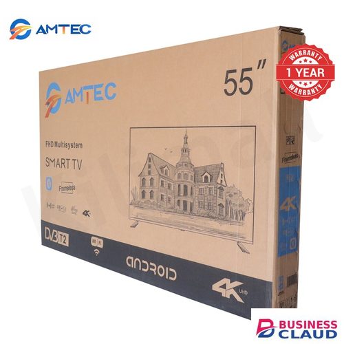 Free VITRON HTC4300QFS 43 Inch Smart Android 14 QLED Television Full HD Display Bluetooth WiFi Netflix YouTube App Store 1GB RAM 8GB ROM Screen Mirroring +7 FREE Accessories in Upper-hill