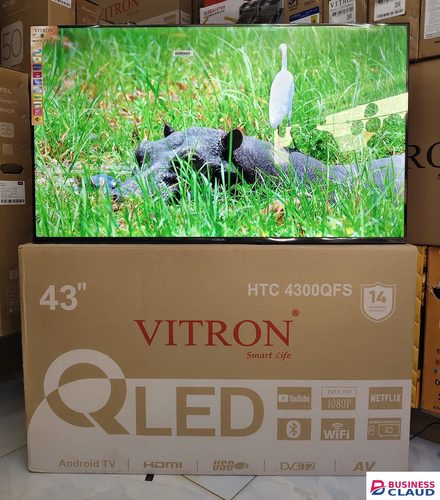 Free ???? Vitron 43” QLED Smart Android TV ???? ???? Frameless Design | ???? Full HD 1080p Display | ???? Dolby Audio Sound ???? | ???? Smart Android TV ???? | ???? Netflix, YouTube & More! | ???? HDMI & USB Ports ⚡ | ???? Wi-F in Upper-hill