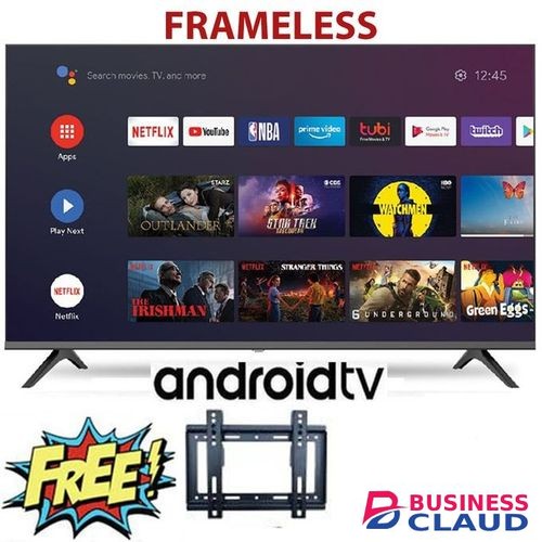 Free Vitron HTC3200S,32"Inch Bluetooth abled Frameless Smart Android TV Netflix YoutubeInbuilt Decoder App Store (1 YEAR WARRANTY) + Free Antenae + Free Gotv Decorder + wallmount.Hurry up And Place order. warranty in Upper-hill