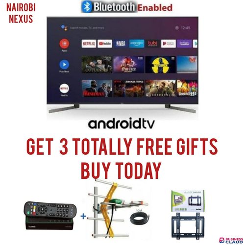 Free Vitron HTC3200S,32"Inch Bluetooth abled Frameless Smart Android TV Netflix YoutubeInbuilt Decoder App Store (1 YEAR WARRANTY) + Free Antenae + Free Gotv Decorder + wallmount.Hurry up And Place order. warranty in Upper-hill