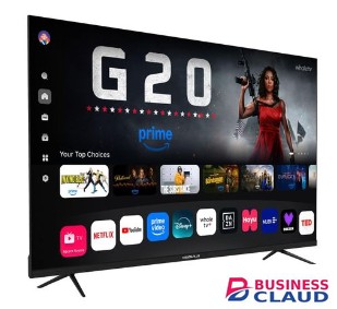 Free Vision Plus 55" 4K QLED Frameless Design TV with Vidaa OS 2 Year WRTY) Dolby Audio Frameless Design / Ultra Slim Hotel Mode / Sleep Timers / Auto Shut Off / Power On Remember in Upper-hill