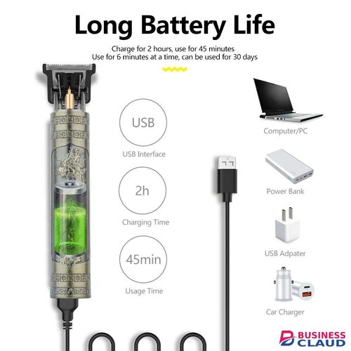 [Promotion] USB Electric Hair Cutting Machine Rechargeable Hair Clipper Man Shaver Trimmer Barber Professional Beard Trimmer Julie Fashion Store in Kenya-premium-incense-scent