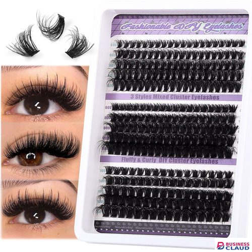 270pcs/300pcs Segmented false eyelash set, large capacity dense single cluster of false eyelashes（30D/40D/50D/60D/80D/100D） in Kenya-premium-incense-scent