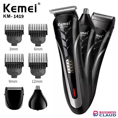 KEMEI Rechargeable Hair Clipper Hair Cutting Men Waterproof Electric Shaver Hair Trimmer Tools Shaving Machine in Kenya-premium-incense-scent