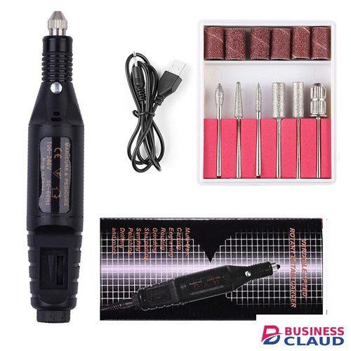 1 Set Professional Electric Nail Drill Machine Manicure Machine Pedicure Drill Set Ceramic Nail File Nail Drill Equipment Tools ,Nail Art Nail Tools 6 Bits Drill Personal Care