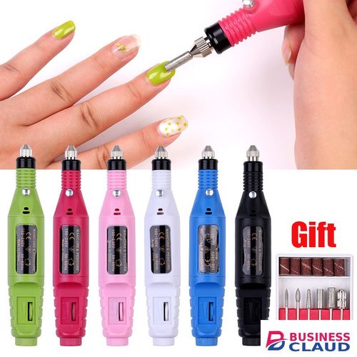 Professional 1 Set Professional Electric Nail Drill Machine Manicure Machine Pedicure Drill Set Ceramic Nail File Nail Drill Equipment Tools ,Nail Art Nail Tools 6 Bits Drill Personal Care in Kenya-premium-incense-scent