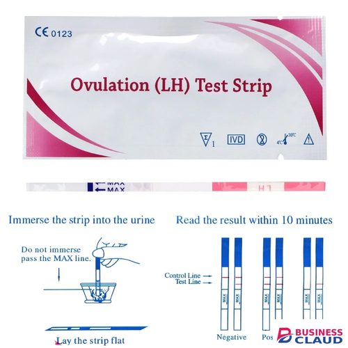 10Pcs LH Tests Ovulation Urine Test Strips LH Ovulation Test Strips First Response Over 99% Accuracy Ovulation Test (10 Strips)
