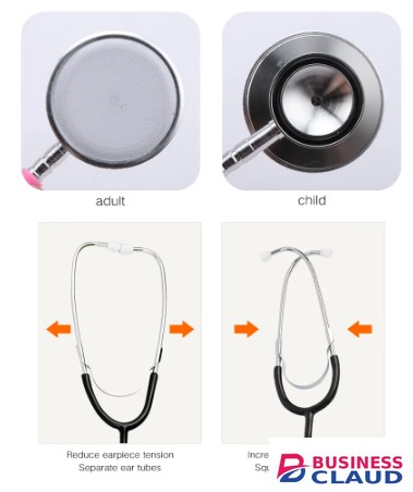 Professional Double Head Stethoscope Professional Cardiology Stethoscope Doctor Medical Equipment Student Vet Nurse Devices Accessorie Kit in Kenya-premium-incense-scent