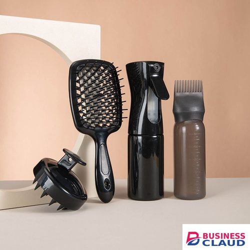 4Pcs Silicone Scalp Massage Comb Detangling Hair Brush Hairdressing Hair Dye Applicator Bottle Spray Bottle Barber Styling Tools in Kenya-premium-incense-scent