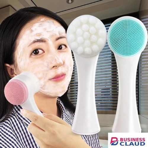 Double-Sided Silicone Face Cleansing Brush Facial Cleanser Blackhead Removal Product Pore Cleaner Exfoliator Face Scrub Brush Product in Kenya-premium-incense-scent