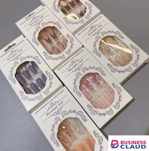 Free New 24 PCS New Year Fake Nails Firework Design Adhesive Nails Free Glue Included Design in Kenya-premium-incense-scent