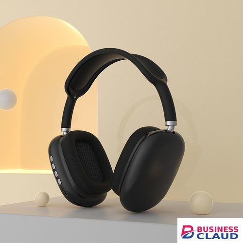 Latest The latest hot selling P9 Pro Max TWS microphone noise cancelling bass subwoofer fashion wireless sports headphones in Usb-cable-black