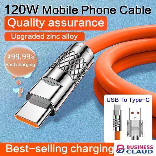 Charger Cables Fast 120W 6A / 3 Specifications To Choose From【Type-C Charging Cables】【Android】【3-in-1Charging Cables】Cables for most mobile phones Huawei, Samsung, Transsion, Xiaomi, OPPO, Realme, ete Specifications in 1cha