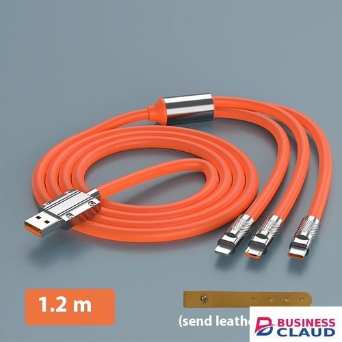 Jike Charger cable Usb cable data cable three-in-one charging cable one-to-three 120W super fast charging geek cable suitable for TYPE-C in One-charging-cable-one-to-three-120w-super-fast-cha