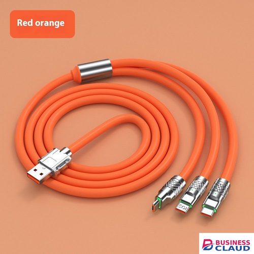 Jike Charger cable Usb cable data cable three-in-one charging cable one-to-three 120W super fast charging geek cable suitable for TYPE-C in One-charging-cable-one-to-three-120w-super-fast-cha