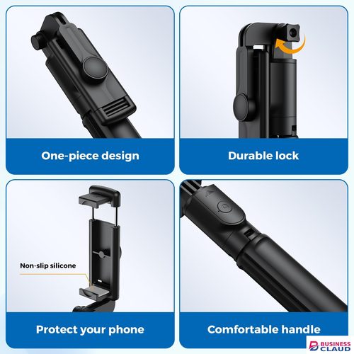 PAFEL R1/R1S Bluetooth selfie stick 3in1 phones tripod stand fill light telescopic selfie stick wireless remote control tripod Bluetooth live streaming mobile phone stands in Built-charging-cable-and-22-5w-fast-charging