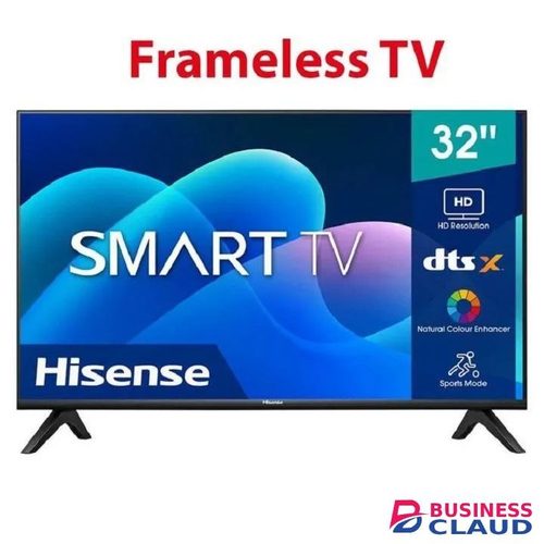 Hisense 32" inch VIDAA OS Full HD FRAMELESS Smart TV Television Inbuilt WIFI A4 Series Dobly Audio Inbuilt Decoder USB HDMI 24 Months Warranty warranty in Kahawa-wendani