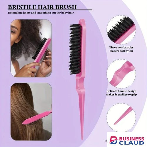 Portable 6pcs/Set Portable Spray Refillable Bottles Kit Hair Styling Set Spray Bottle Brush Comb Braiding Tool Rat Tail Comb Edge Control Brush Mist Sprayer For Hair Styling Cleaning in Kenya-premium-incense-scent