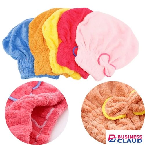 Shower Cap Women Hair Cap Microfibre Quick Hair Drying Bath Spa Bowknot Cap Wrap Towel Hat For Bath Bathroom Accessories in Kenya-premium-incense-scent