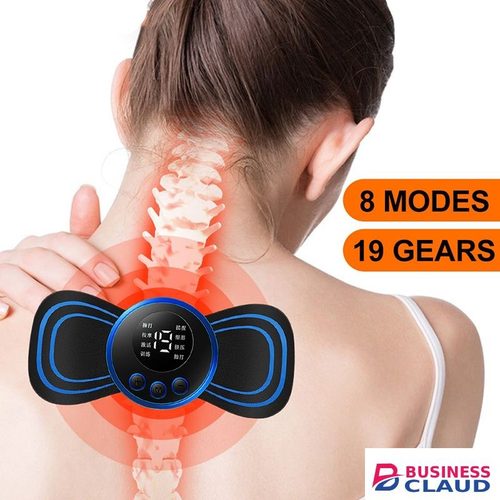 EMS Neck Massagers LCD Display Electric Cervical Vertebra Massage Patch for Relieve Relax Muscle Fatigue Relaxation Portable Neck Stretcher, Neck Back Patch 8 Mode Pulse Muscle Stimulator Relief Pain in Kenya-premium-incense-scent