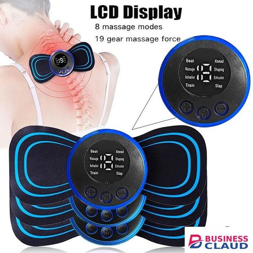 EMS Neck Massagers LCD Display Electric Cervical Vertebra Massage Patch for Relieve Relax Muscle Fatigue Relaxation Portable Neck Stretcher, Neck Back Patch 8 Mode Pulse Muscle Stimulator Relief Pain in Kenya-premium-incense-scent