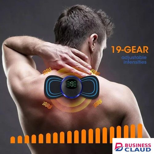 EMS Neck Massagers LCD Display Electric Cervical Vertebra Massage Patch for Relieve Relax Muscle Fatigue Relaxation Portable Neck Stretcher, Neck Back Patch 8 Mode Pulse Muscle Stimulator Relief Pain in Kenya-premium-incense-scent