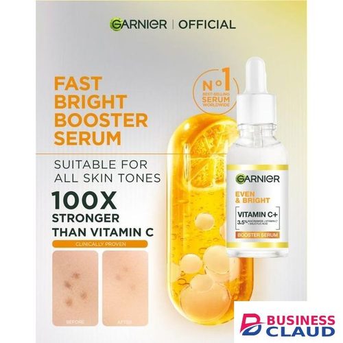 Garnier Even & Bright Booster Serum Vitamin C+ with Niacinamide +Salicylic Acid in Kenya-premium-incense-scent