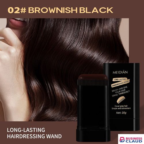 20g Quick Gray Hair Color Stick-Permanent, Long-Lasting Gray Coverage, Easy Application at Home or On-the-Go, Portable Hair Dye Stick with Applicator Brush,Ideal for Brown/Black Hair in Kenya-premium-incense-scent