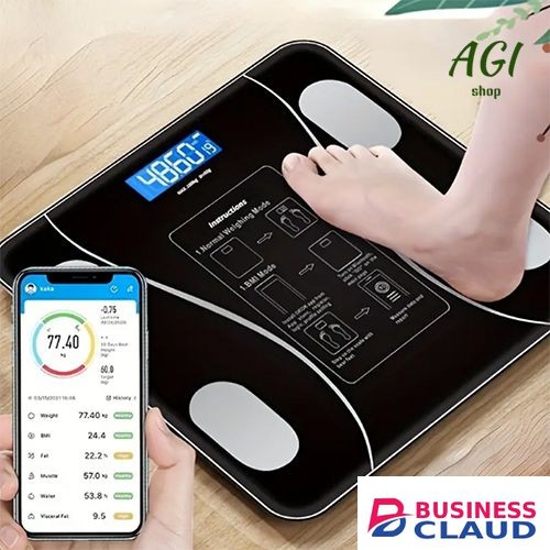 Weighing Scale Smart Bluetooth Body Scale Weight Scale Body Fat Scale Smart Wireless Digital Bathroom Weight Scale Body Composition Analyzer With Smartphone App Bluetooth-compatible Health Monitors