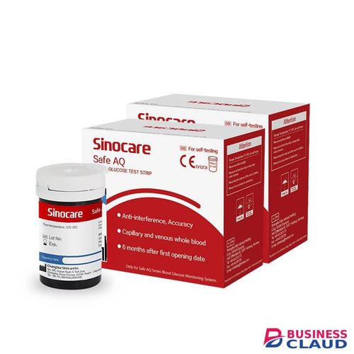 (50pcs for Safe-AQ) Sinocare Blood Glucose Test Strips and Lancets for Blood Sugar Tester 50pcs, No Meter in Kenya-premium-incense-scent