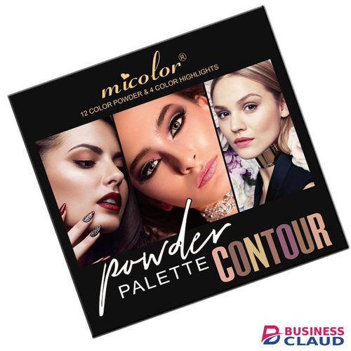 16 Matte Contour Powder Palette- 12 Color Powder, 4 Color Highlighters ,16 In 1MICOLOR Professional Powder Palette in 1micolor-professional-pow