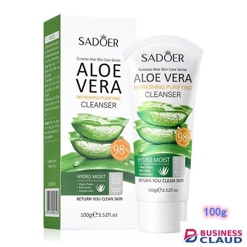SADOER 27Pcs Skin Care Set Aloe Facial Cleanser +Aloe Moisturizing lotion + Face Essence +Face Toner Tone+Eye Cream + Masks 20PCS+Lipstick + Hand Cream Gift set