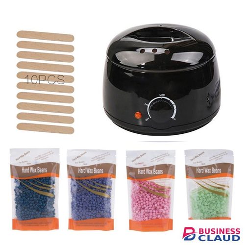 Hair Removal Wax-melt Machine Heater 4 Package Wax Beans 10 Wood Stickers Hair Removal Machine Waxing Kit in Kenya-premium-incense-scent