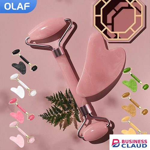 2pcs/set Skin Care Facial Rollers+Face Spa Massager Neck Roller Gua Sha Scraper Board Face Lift Up Wrinkle Remover Face Roller Scraper Set in Kenya-premium-incense-scent