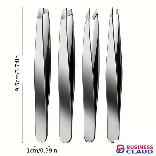 6/4pcs/Set Eyebrow Tweezers Stainless Steel Eyebrow Forceps Professional Beauty Tool Set For Body Ingrown and Facial Hair Removal