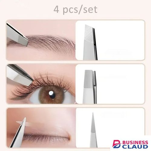 Professional 6/4pcs/Set Eyebrow Tweezers Stainless Steel Eyebrow Forceps Professional Beauty Tool Set For Body Ingrown and Facial Hair Removal in Kenya-premium-incense-scent