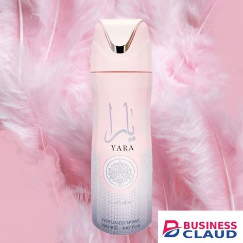 Yara Perfumed Body Spray 200ml by Lattafa Luxurious Deodorant Perfume Spray for Women, Perfect Gift Body Spray