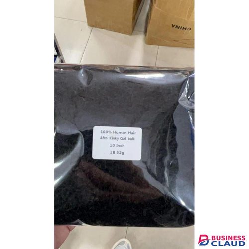 AFRO KINKY BULK 12A High Quality Human Hair Extension Black Color 32g Net Weight 10 Inch In Promotion