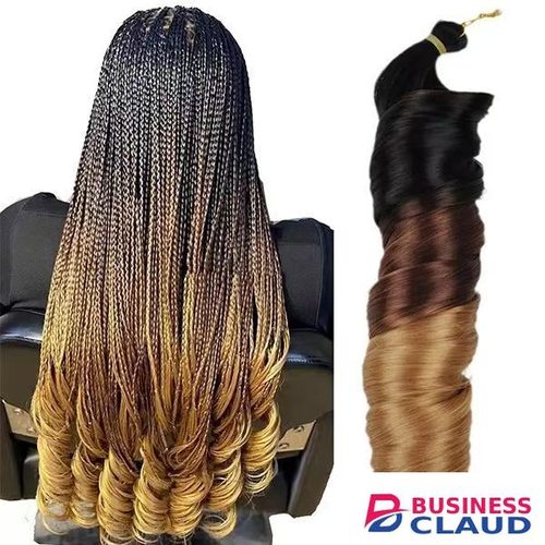 【Hair Extensions 】Braidable smooth crochet wig for Black Women - Can Create Deep Wave Styles - Natural Permeable Odorless Stable Easy to manage Simple Operation for Daily Use【Red-brown 】 in Kenya-premium-incense-scent